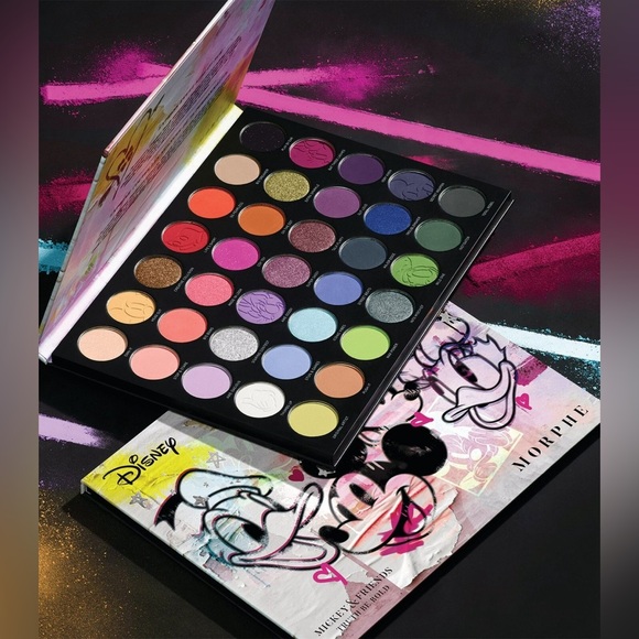 Morphe Cosmetics Other - Morphe Disney Mickey & Friends Eyeshadow Palette 35 Rainbow Shades - NEW/UNUSED